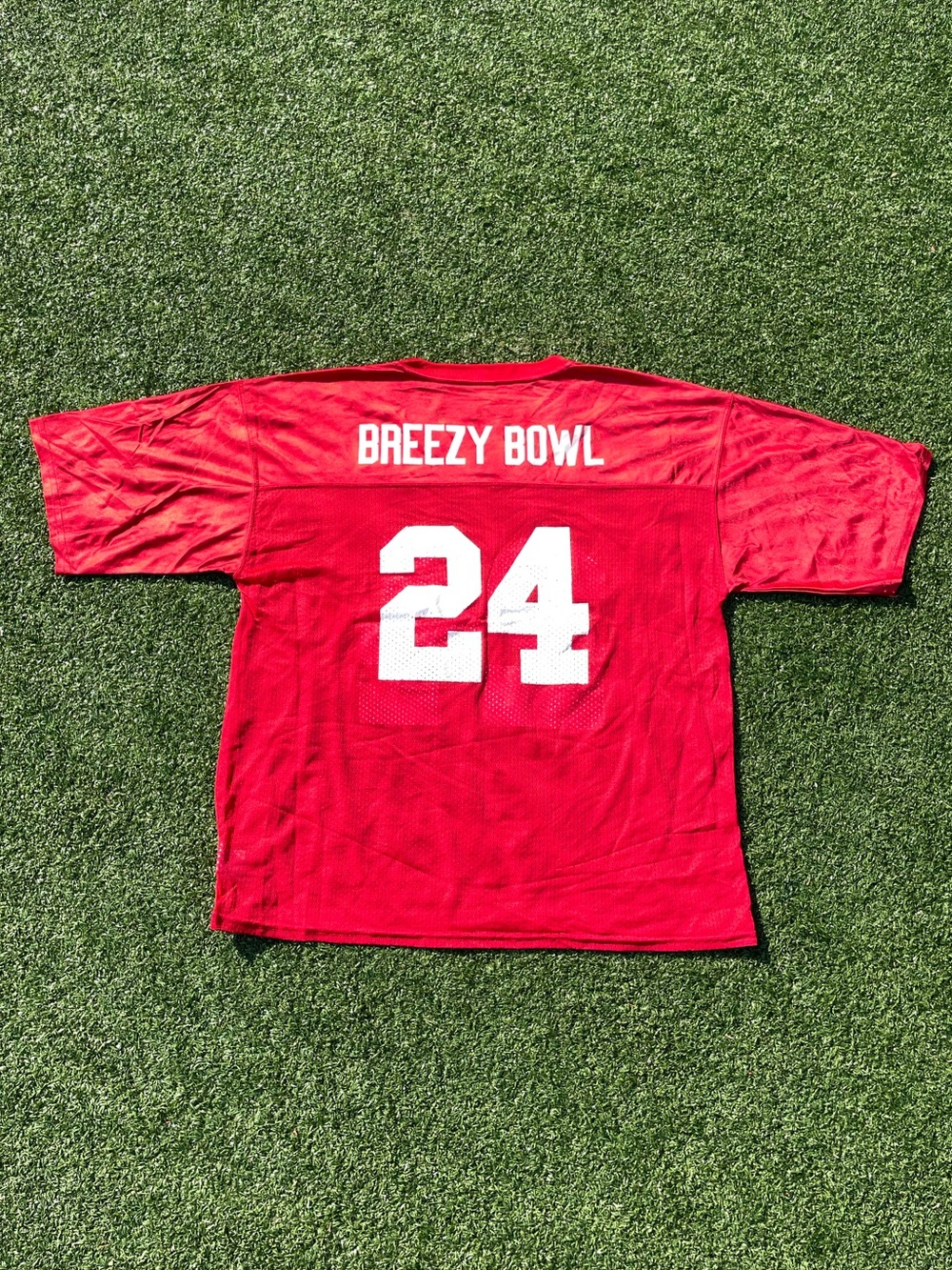 Official Chris Brown Team Breezy, Breezy Bowl 2024 Mesh Jersey